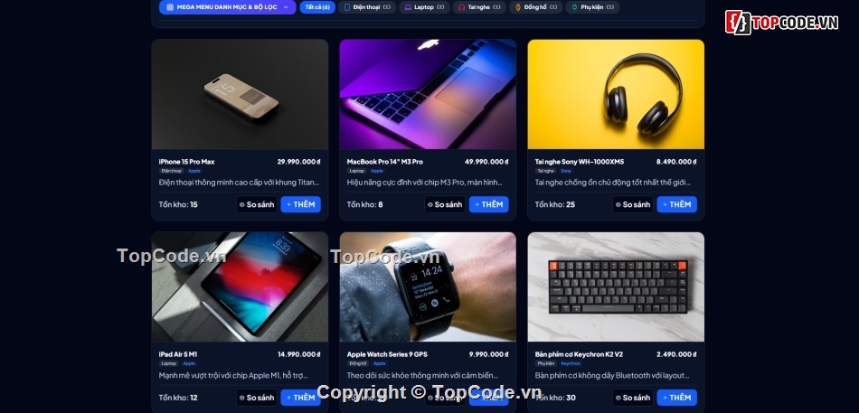 website điện tử,điện tử,code website điện tử